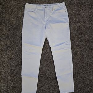 "Just Black" Stitch Fix White Jeans Womens